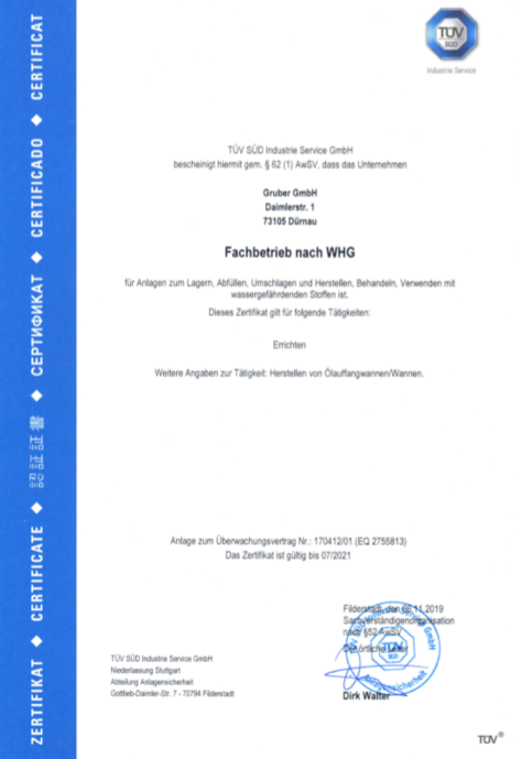 Zertfikat DIN 2006